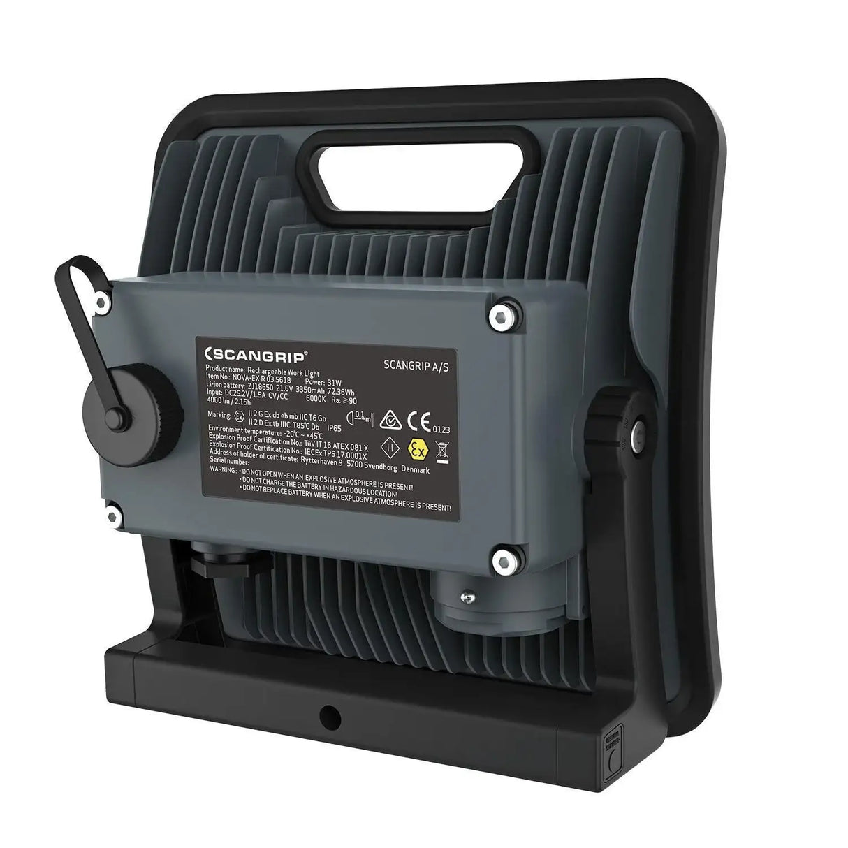 Lampada da lavoro ricaricabile ATEX NOVA-EX R, SCANGRIP EX PROOF
