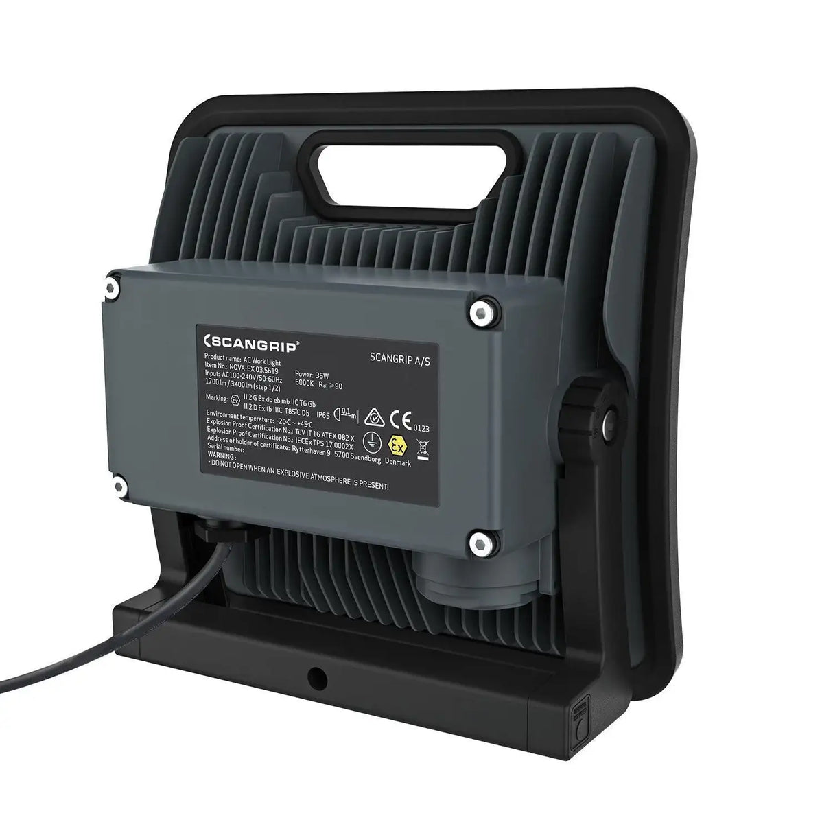Lampada da lavoro ricaricabile ATEX NOVA-EX R, SCANGRIP EX PROOF