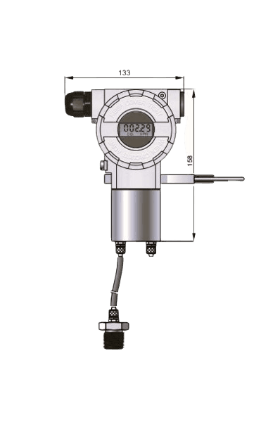 PressGuard® DPT201 (EX SIL) - Differenzdrucktransmitter optional mit SIL2/3-Klassifizierung und ATEX-Zertifizierung für Gas und Staub