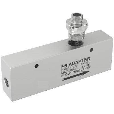 Adapter block suitable for FlowGuard FS400 & FS400 Ex