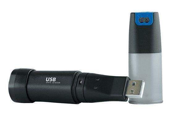 Data logger con connessione USB, misura di corrente (4-20 mA) o tensione (0-10 V)