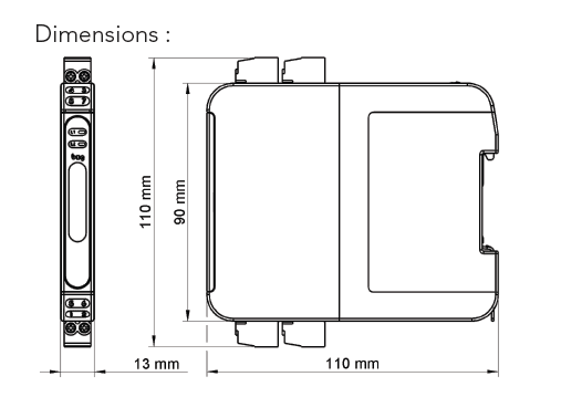 Zener barrier from Georgin BZE804 / BZE805