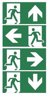 LED escape route light EX-protected, ATEX zone 1, 2, 21, 22