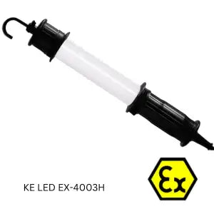 Luci LED con protezione EX in versione manuale o tubolare per le zone EX 1, 2, 21, 22