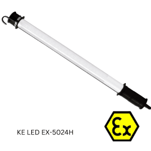 Luci LED con protezione EX in versione manuale o tubolare per le zone EX 1, 2, 21, 22