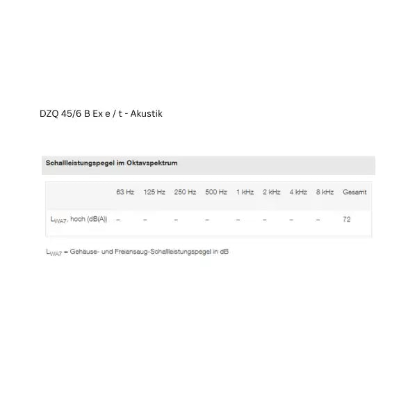 Atex - ventola della parete assiale - Maico - DZQ 45/6 B EX E - DZQ 45/6 B EX T