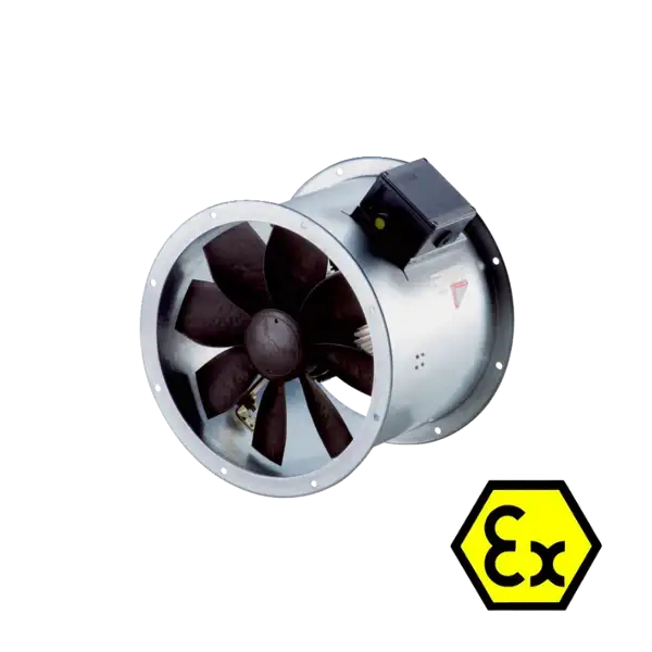 ATEX - Axial inline fan - MAICO DZR 25/4 B Ex e / DZR 25/4 B Ex t