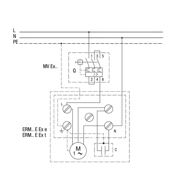 ATEX - Ventilatore semiradiale in linea - MAICO ERM 18 Ex e / ERM 18 Ex t