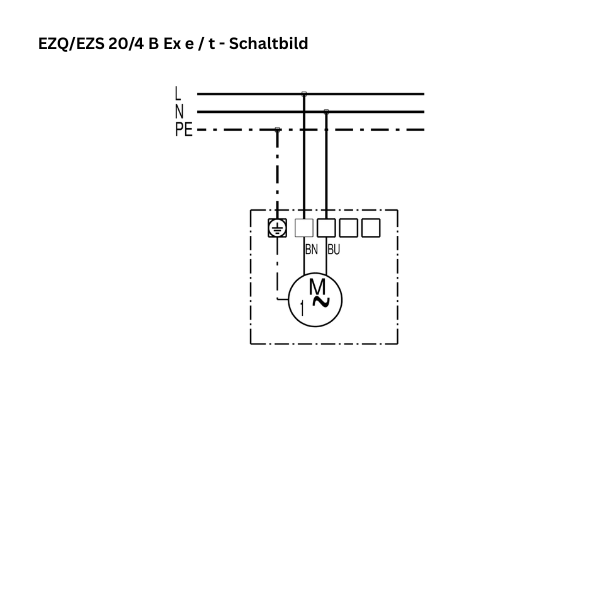 Atex - Fan de mur axial - MAICO - EZQ / EZS 20/4 B EX E - EZQ / EZS 20/4 B EX T