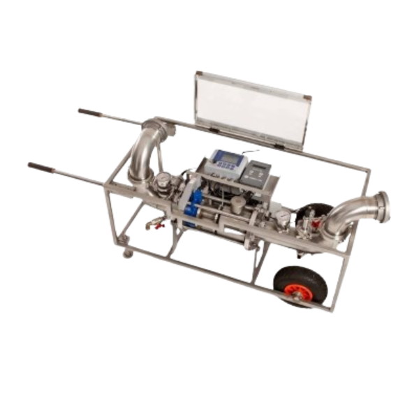 Mobile water quality analyzer - field meter for flow, turbidity, pressure & temperature, IP68, data logger