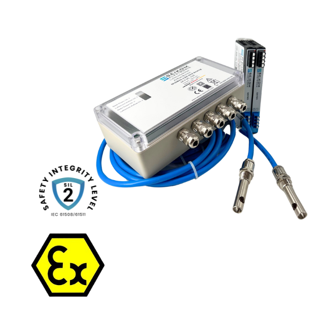 Unité d'évaluation NLSW45-3 EX SIL2, surveillance du flux pour les zones ATEX avec certification SIL2