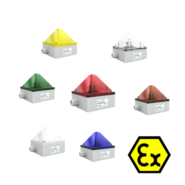 ATEX Blitzleuchte QUADRO F12-3G/3D, Zone 2,22