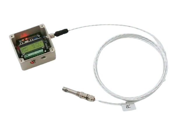 RLSW8 volumetric flow meter for measuring the flow of gases up to 350°C