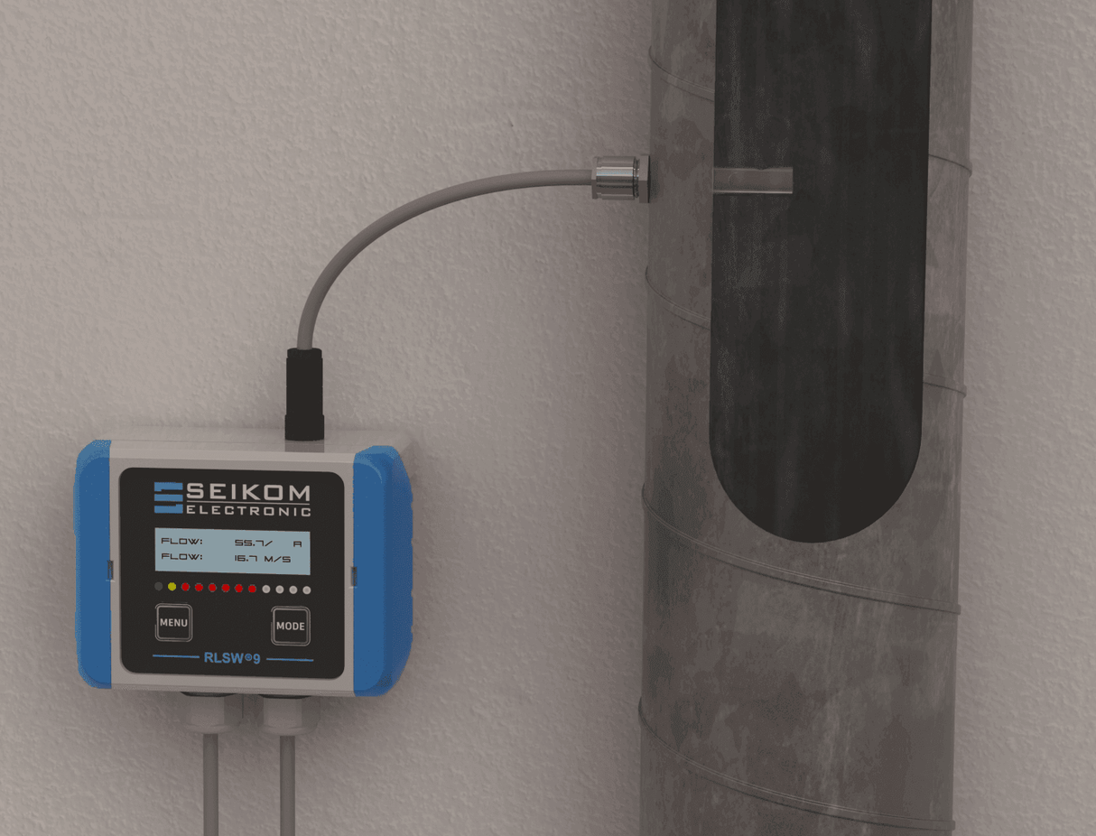 RLSW9 Volume Stream pour la mesure du débit des gaz jusqu'à 350 ° C