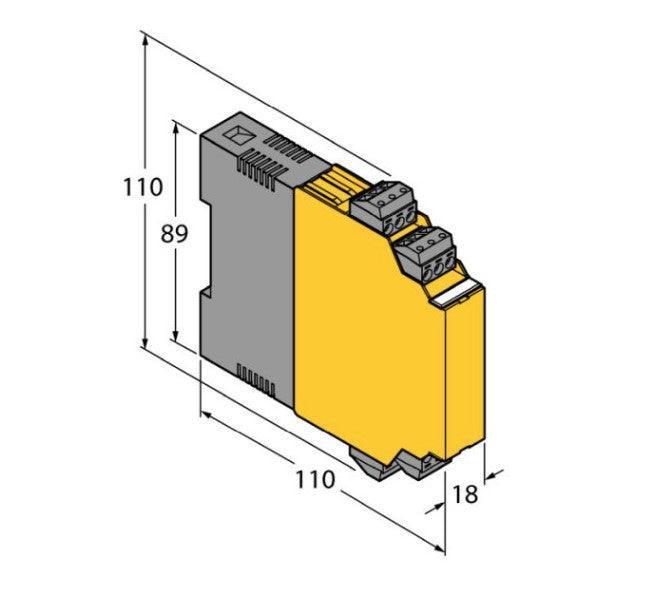 Transmitter supply isolator, single-channel or dual-channel, suitable for HumiGuard® HT130 or HumiGuard® HT131