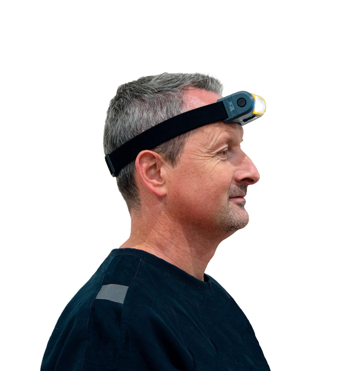 ATEX rechargeable headlamp EX-VIEW with sensor system, SCANGRIP EX PROOF