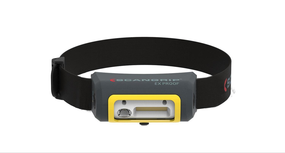 ATEX rechargeable headlamp EX-VIEW with sensor system, SCANGRIP EX PROOF