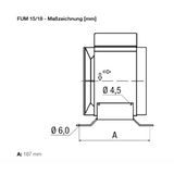 Befestigungsfuß FUM 15/18, passend zu Halbradial-Rohrventilator ERM 18 Ex
