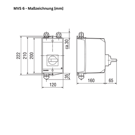 MVS 6 - Kaltleiterauslösesystem für ATEX-Drehstromventilatoren