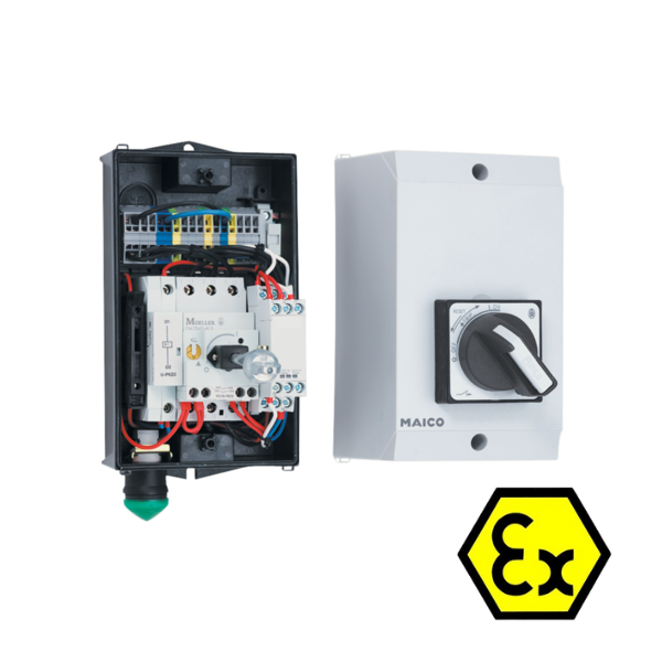 MVS 6 - Kaltleiterauslösesystem für ATEX-Drehstromventilatoren