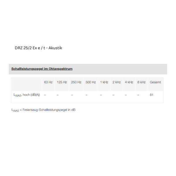 ATEX - Axial-Rohrventilator -  MAICO DZR 25/2 B Ex e / DZR 25/2 B Ex t