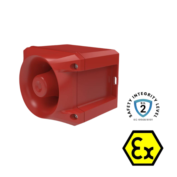 ATEX Akustischer Signalgeber, PRO 10-3G/3D oder PRO 10-3G/3D-SIL, Zone 2/22
