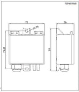 PTH-3202 Pressure transmitter up to 2,500 Pa with analog output