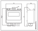 PTH-3502-DF Trasmettitore di pressione fino a 5.000 Pa con uscita analogica e LCD