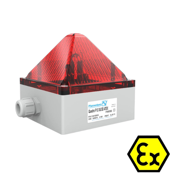 ATEX Blitzleuchte QUADRO F12-3G/3D, Zone 2,22