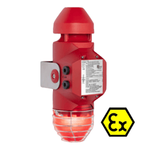 ATEX akustisch-optisches Signalgerät bis 120 dB(A) / XENON / LED / ALU