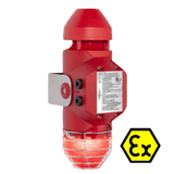 ATEX akustisch-optisches Signalgerät bis 120 dB(A) / XENON / LED / ALU