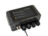 SEIKOM ONE Auswerteeinheit mit Touchdisplay, Startbildschirm mit Differenzdruck, Feuchte und Temperatur