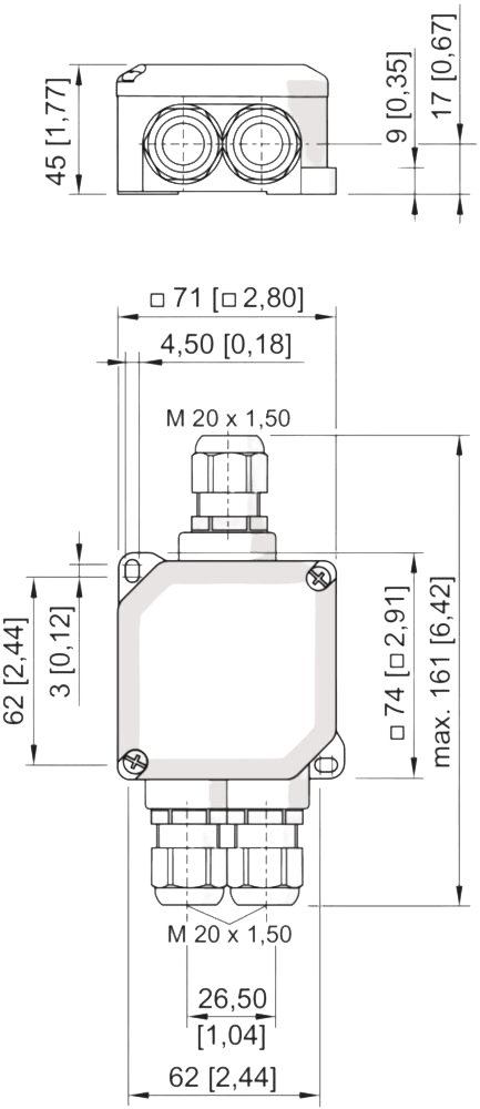ATEX-Abzweigdosen Reihe 8102
