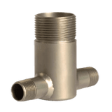 T-Stück mit Gewinde aus rostfreiem Stahl, passend zu FlowGuard® FT401