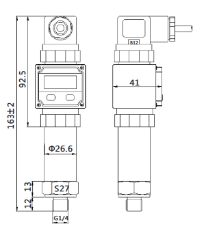 PressGuard® PT300 - Pressure transmitter with LCD