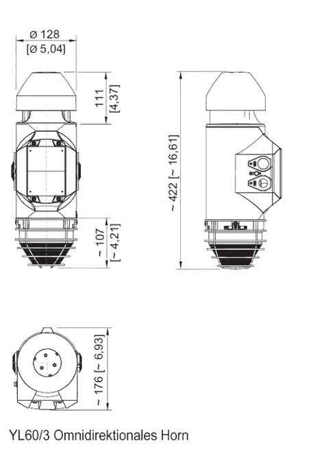 ATEX akustisch-optisches Signalgerät bis 120 dB(A) / XENON / LED / ALU